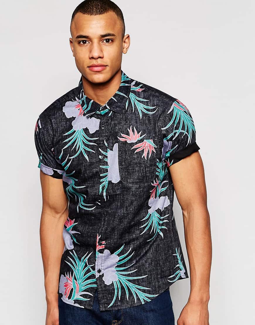 mens beach style shirts